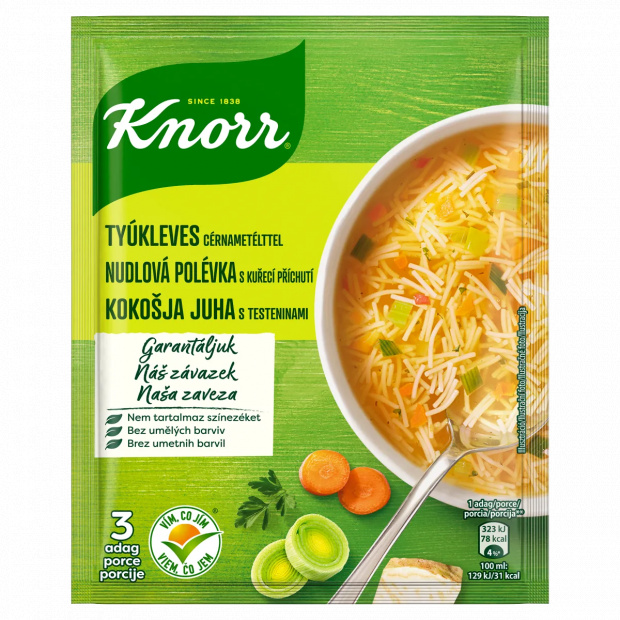 Knorr tyúkleves cérnametélttel 69 g Knorr tyúkleves cérnametélttel 69 g