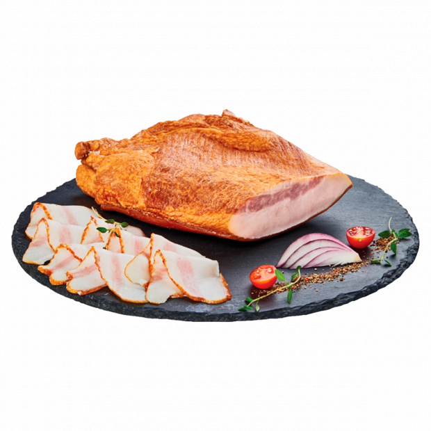 SPAR darabolt, füstölt-főtt, bőrös sertés tokaszalonna SPAR darabolt, füstölt-főtt, bőrös sertés tokaszalonna