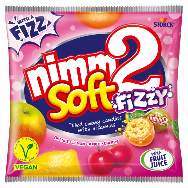 nimm2 Soft gyümölcsös olvadó cukorka pezsgő hatású porral töltve, vitaminnal 90 g nimm2 Soft gyümölcsös olvadó cukorka pezsgő hatású porral töltve, vitaminnal 90 g