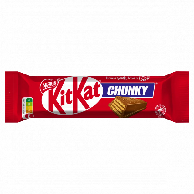 KitKat Chunky kakaós-krémmel töltött ostya tejcsokoládéban 40 g KitKat Chunky kakaós-krémmel töltött ostya tejcsokoládéban 40 g