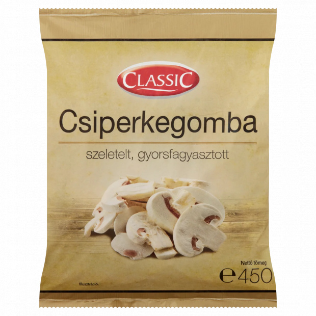 Classic gyorsfagyasztott szeletelt csiperkegomba 450 g
