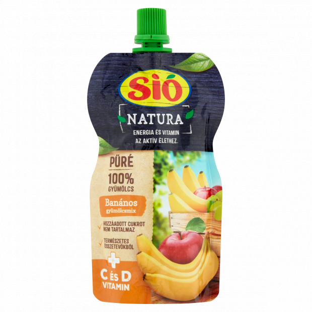 Sió Natura banános gyümölcsmix püré 120 g