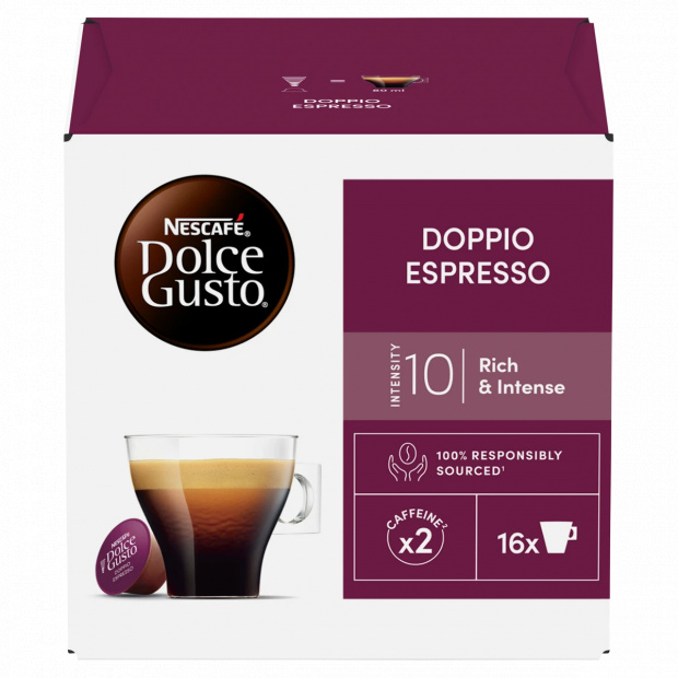 NESCAFÉ Dolce Gusto Doppio Espresso kávékapszula 16 x 8,5 g (136 g)