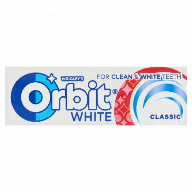 Orbit White Classic mentaízű cukormentes rágógumi édesítőszerrel 14 g