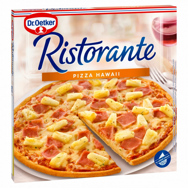 Dr. Oetker Ristorante Pizza Hawaii pizza ananásszal, sonkával és sajttal 355 g