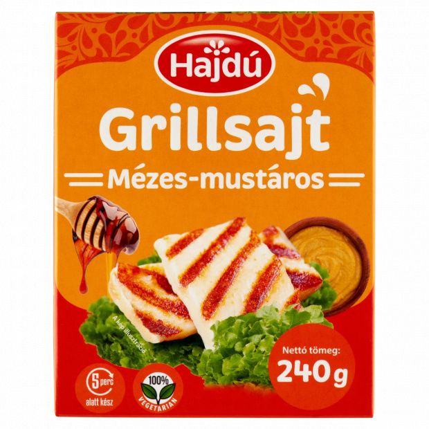Hajdú mézes-mustáros grillsajt 240 g