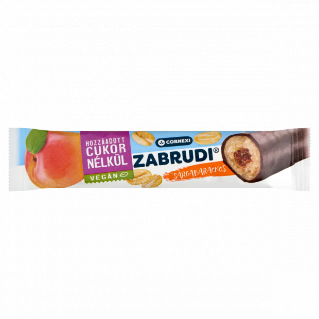 Cornexi sárgabarackos zabrudi, édesítőszerrel, hozzáadott cukor nélkül 30 g