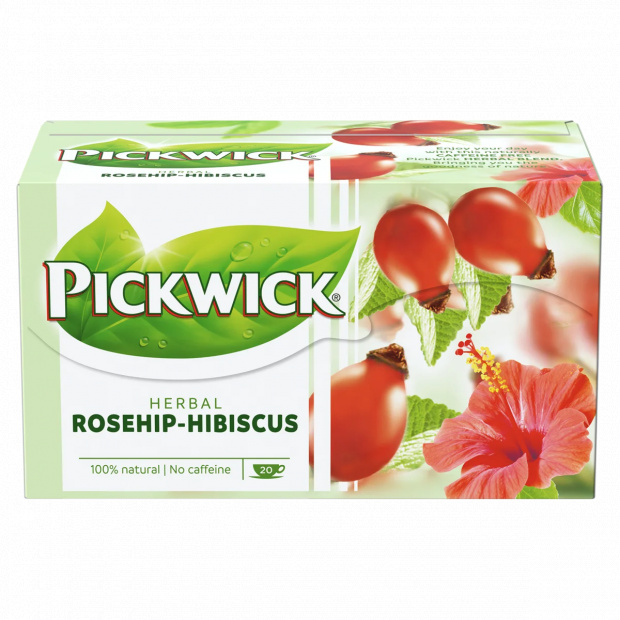 Pickwick csipkebogyó tea hibiszkusszal 20 filter 50 g Pickwick csipkebogyó tea hibiszkusszal 20 filter 50 g