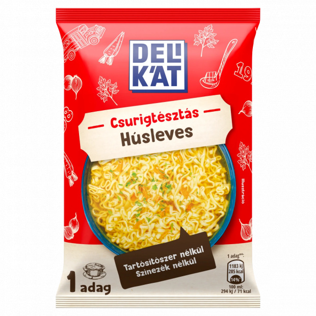 Delikát csurigtésztás húsleves 59 g