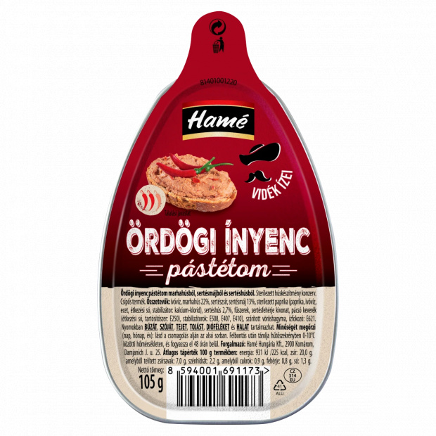 Hamé Ördögi Ínyenc pástétom 105 g