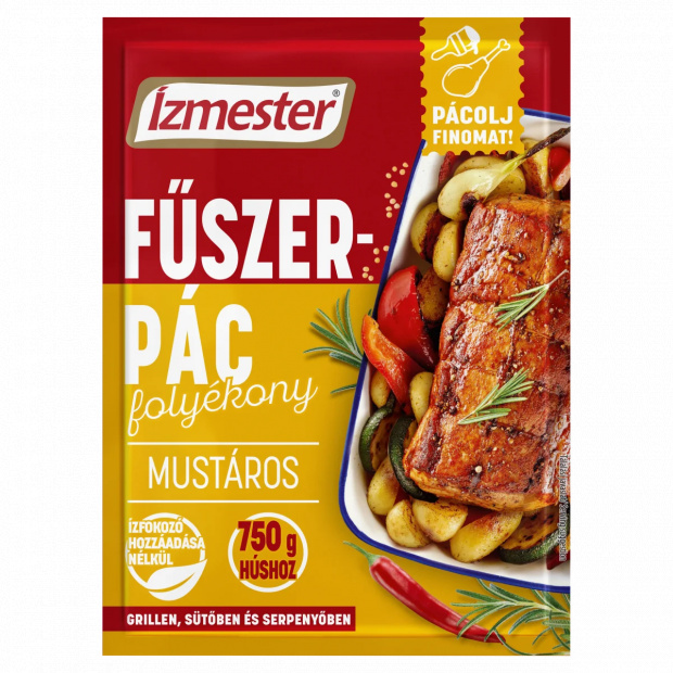Ízmester mustáros folyékony fűszerpác 80 ml
