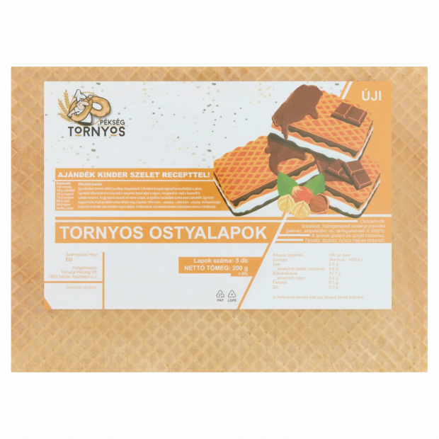 Tornyos tornyos ostyalapok 5 db 200 g