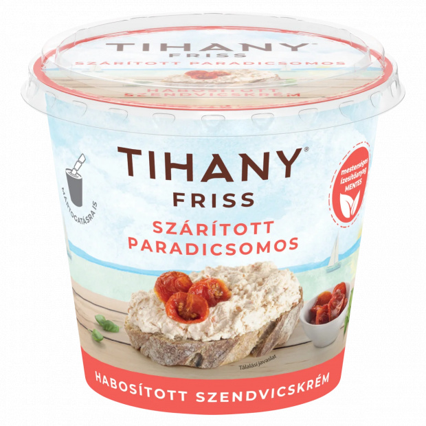 Tihany Friss szárított paradicsomos habosított szendvicskrém 140 g