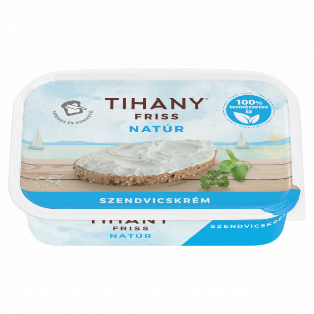 Tihany Friss natúr szendvicskrém 120 g