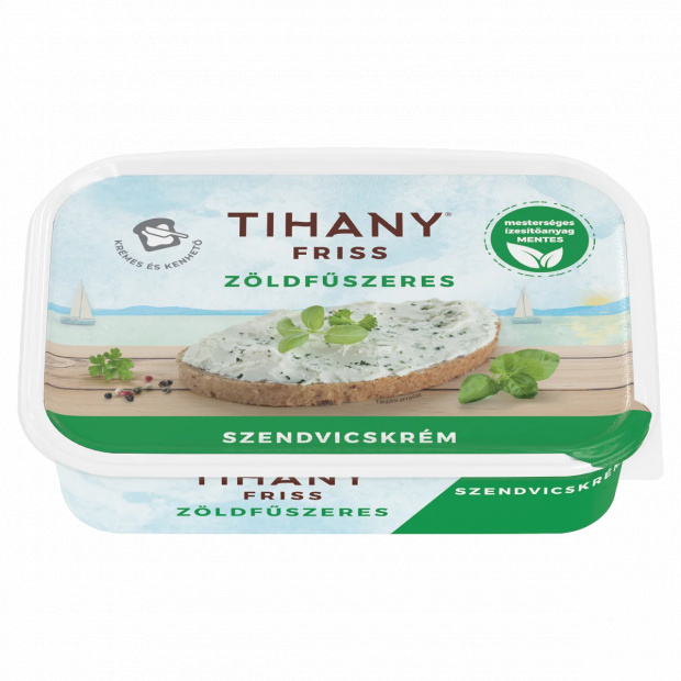Tihany Friss zöldfűszeres szendvicskrém 120 g