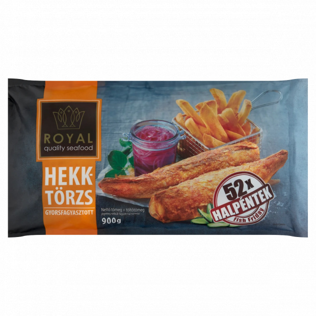 Royal Quality Seafood gyorsfagyasztott hekk törzs 900 g Royal Quality Seafood gyorsfagyasztott hekk törzs 900 g