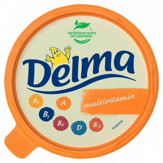 Delma Multivitamin 39% zsírtartalmú light margarin vitaminokkal 450 g