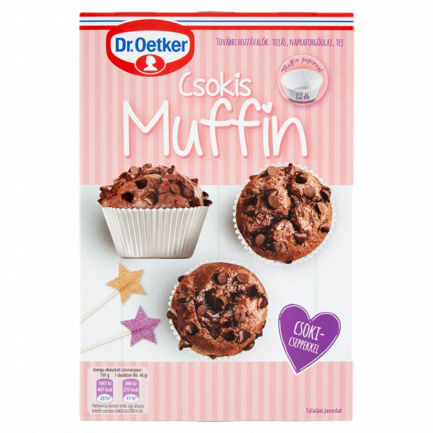 Dr. Oetker csokis muffin süteménypor 345 g Dr. Oetker csokis muffin süteménypor 345 g