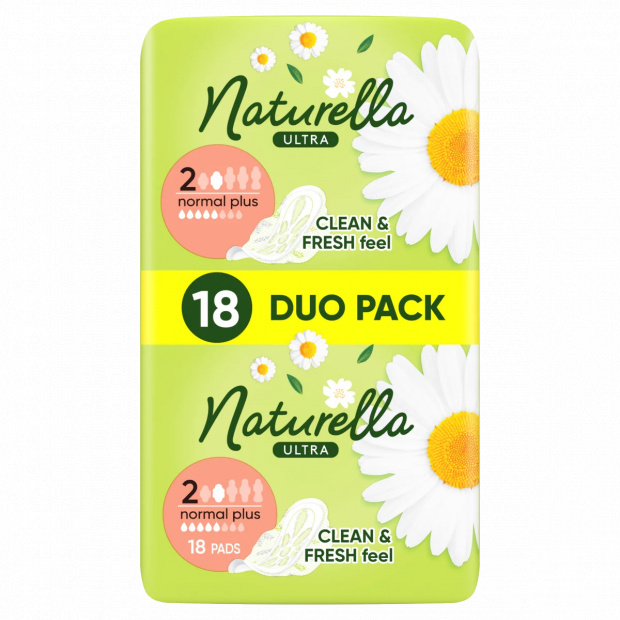 Naturella Ultra Szárnyas Betét, Normal Plus (2-es méret) Méret, 18 db Naturella Ultra Szárnyas Betét, Normal Plus (2-es méret) Méret, 18 db