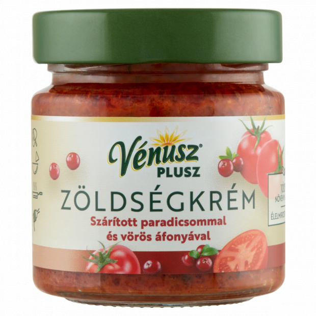 Vénusz Plusz zöldségkrém szárított paradicsommal és vörös áfonyával 180 g
