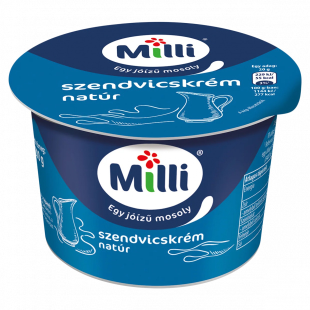 Milli natúr szendvicskrém 200 g