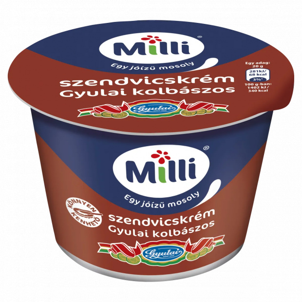 Milli gyulai kolbászos szendvicskrém 200 g