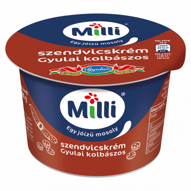 Milli gyulai kolbászos szendvicskrém 200 g