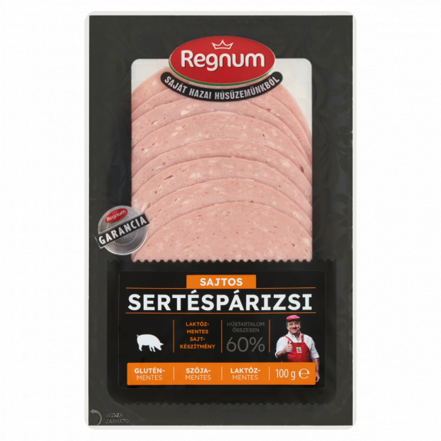 REGNUM szeletelt sajtos sertéspárizsi 100 g