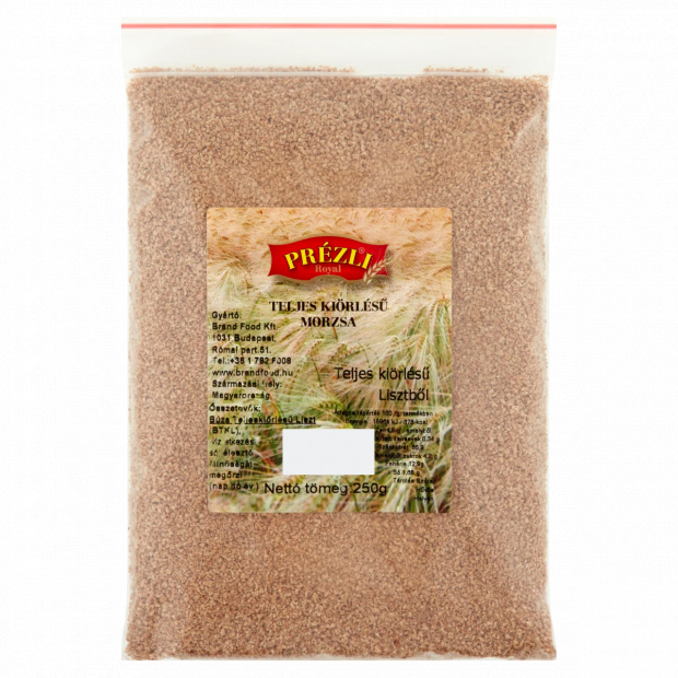 Prézli Royal teljes kiőrlésű morzsa 250 g