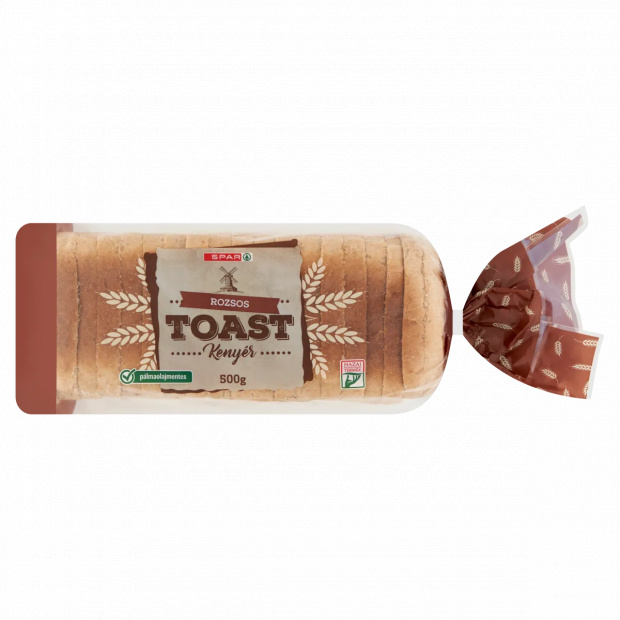 SPAR szeletelt rozsos toast kenyér 500 g