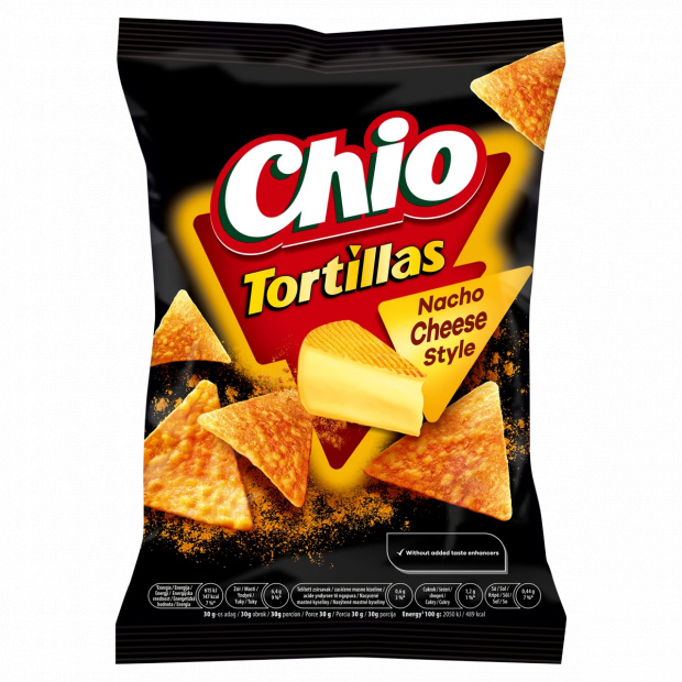 Chio Tortillas sajtos kukoricasnack 110 g Chio Tortillas sajtos kukoricasnack 110 g
