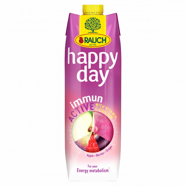 Rauch Happy Day Immun Active vegyes gyümölcsital C-vitaminnal és kalciummal 1 l