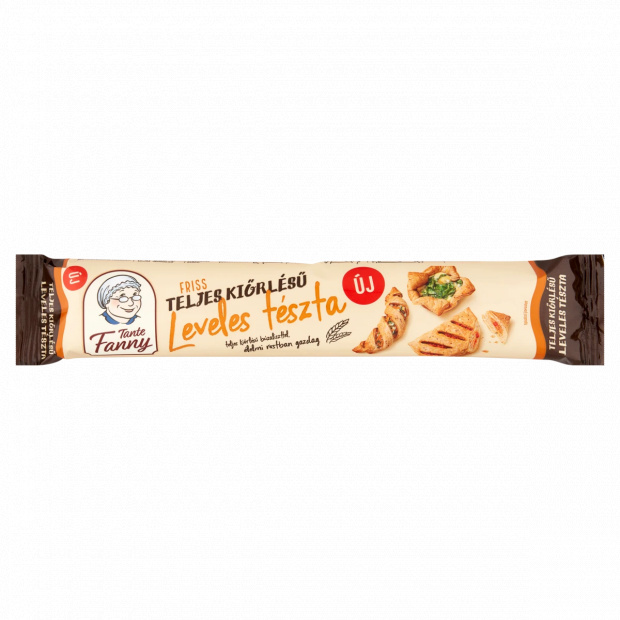 Tante Fanny friss teljes kiőrlésű leveles tészta 280 g