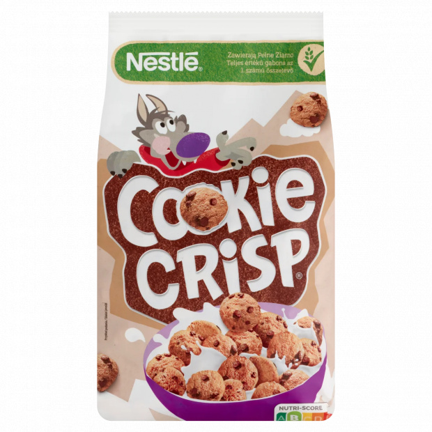Nestlé Cookie Crisp süti formájú csokiízű ropogós gabonapehely 250 g Nestlé Cookie Crisp süti formájú csokiízű ropogós gabonapehely 250 g
