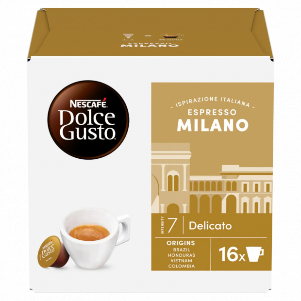 NESCAFÉ Dolce Gusto Espresso Milano kávékapszula 16 x 6,2 g (99,2 g)