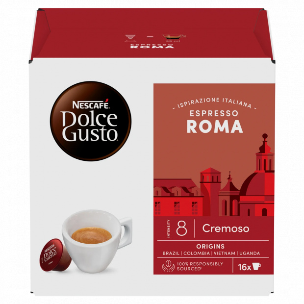NESCAFÉ Dolce Gusto Espresso Roma kávékapszula 16 x 6,2 g (99,2 g)