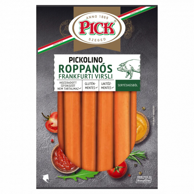 PICK Pickolino roppanós frankfurti virsli sertéshúsból 300 g