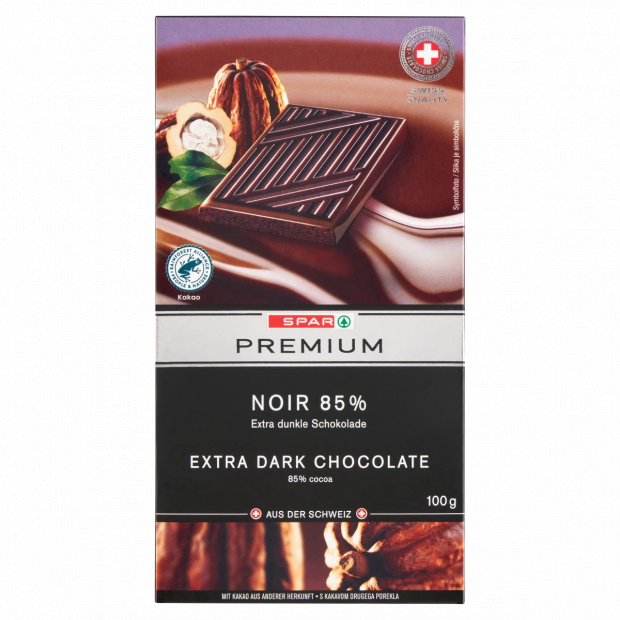SPAR PREMIUM Noir 85% étcsokoládé 100 g