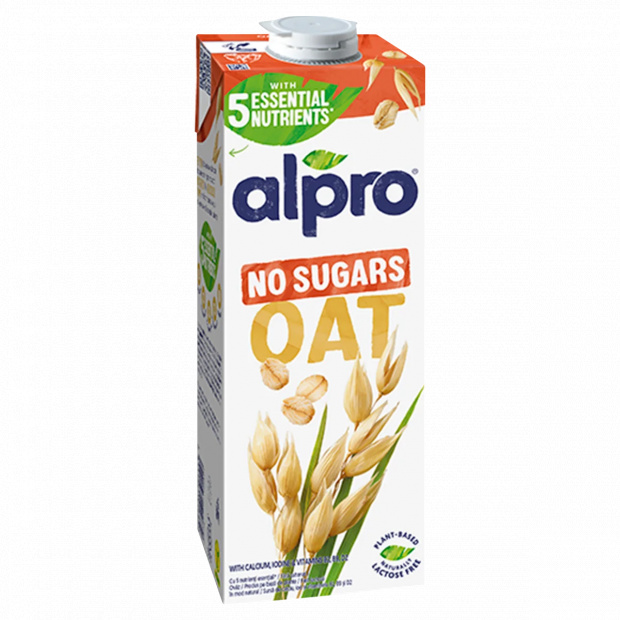 Alpro UHT cukormentes zabital hozzáadott kalciummal B2- és D2-vitaminnal 1 l