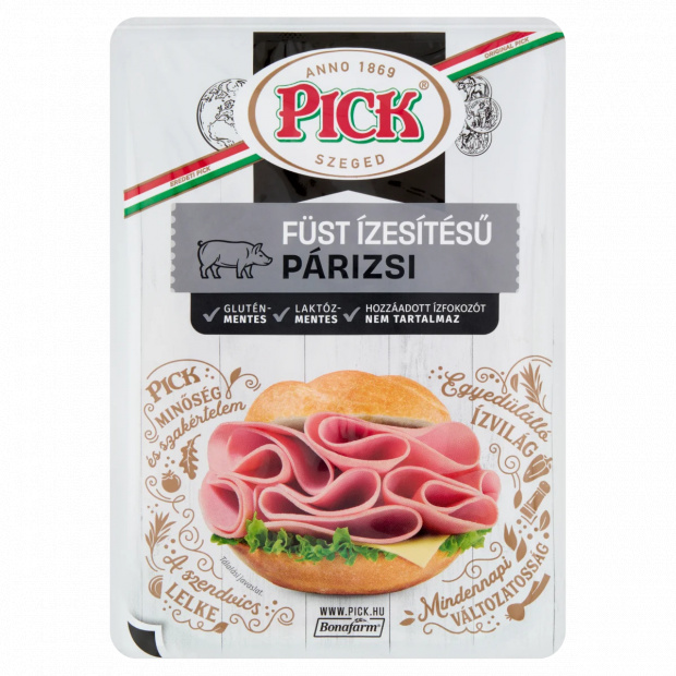 PICK szeletelt füst ízesítésű párizsi 100 g