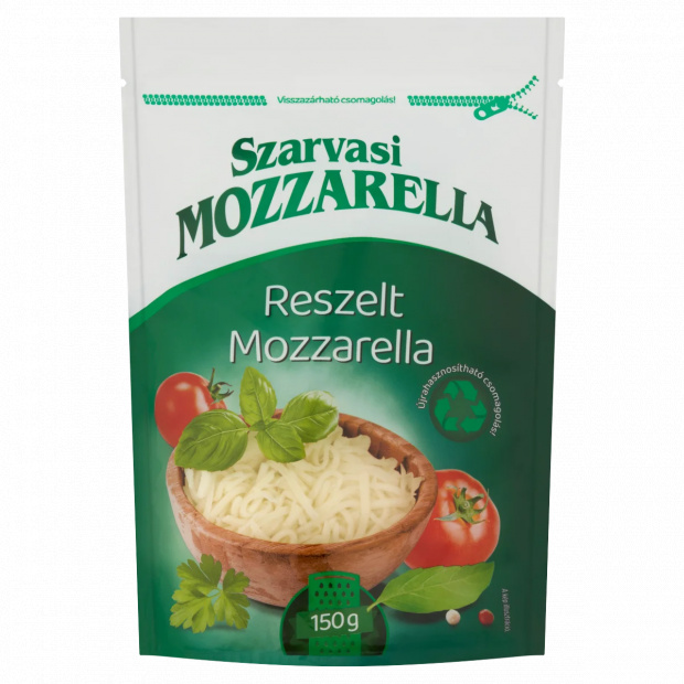 Szarvasi reszelt mozzarella 150 g