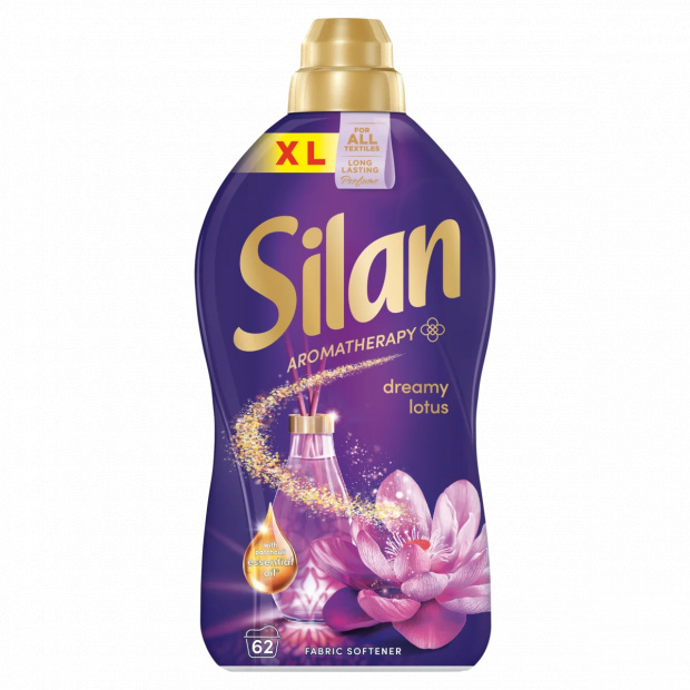 Silan Aromatherapy Dreamy Lotus textilöblítő koncentrátum 62 mosás 1364 ml