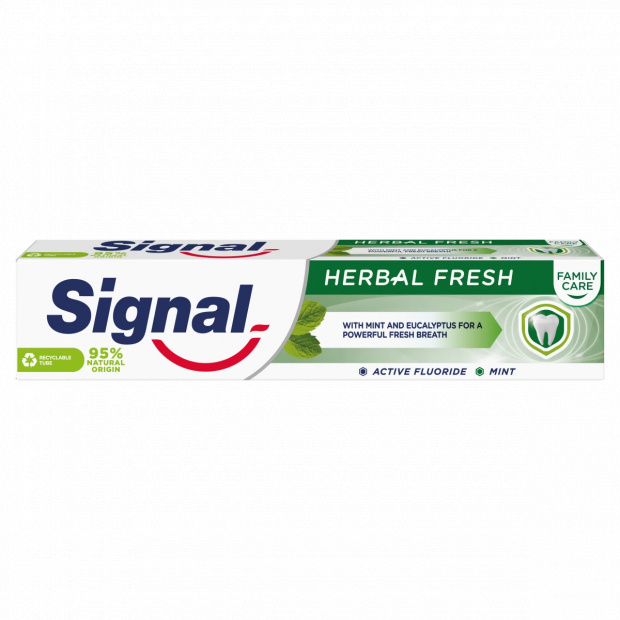 Signal Family Care Herbal Fresh fogkrém 75 ml