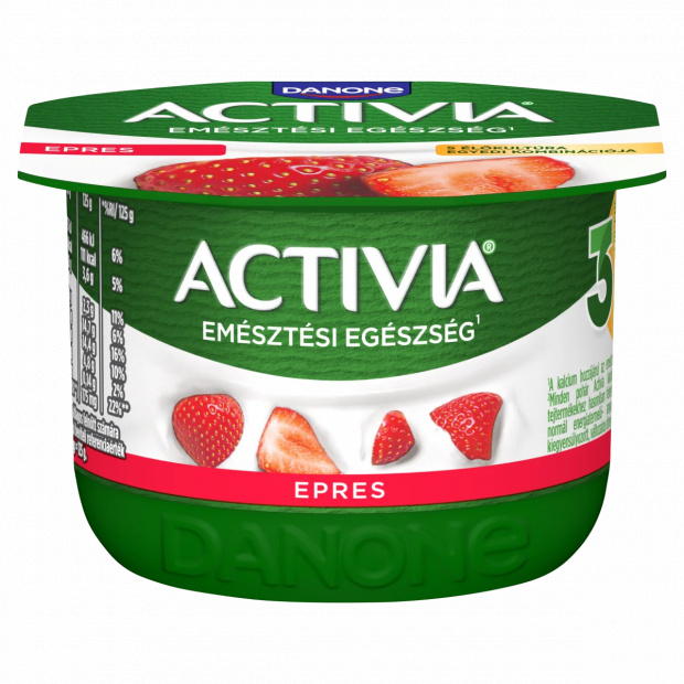 Danone Activia élőflórás epres joghurt 125 g