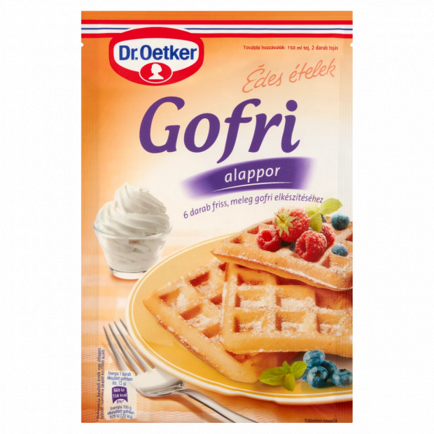 Dr. Oetker Édes Ételek gofri alappor 200 g Dr. Oetker Édes Ételek gofri alappor 200 g