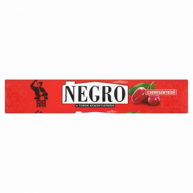 Győri Negro cseresznyeízű, töltött keménycukorka 45 g 
