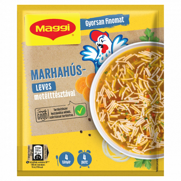 Maggi marhahúsleves metélttésztával 58 g