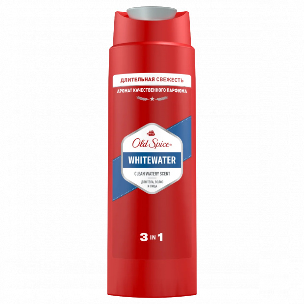 Old Spice Whitewater Férfi Sampon és Tusfürdő, Hosszan Tartó Frissesség, 250 ml Old Spice Whitewater Férfi Sampon és Tusfürdő, Hosszan Tartó Frissesség, 250 ml