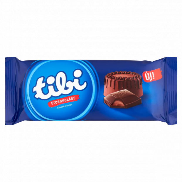 Tibi étcsokoládé kakaókémmel 90 g Tibi étcsokoládé kakaókémmel 90 g