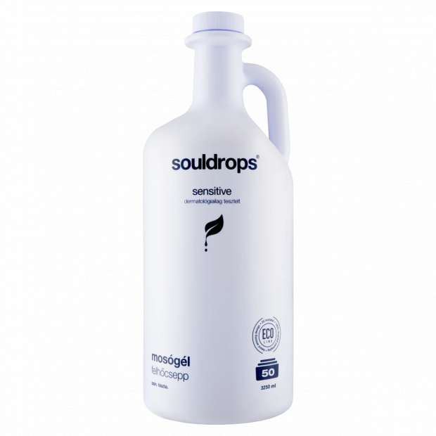 Souldrops Felhőcsepp szenzitív mosógél 50 mosás 3250 ml